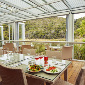 Alternative view of Awaroa Lodge
